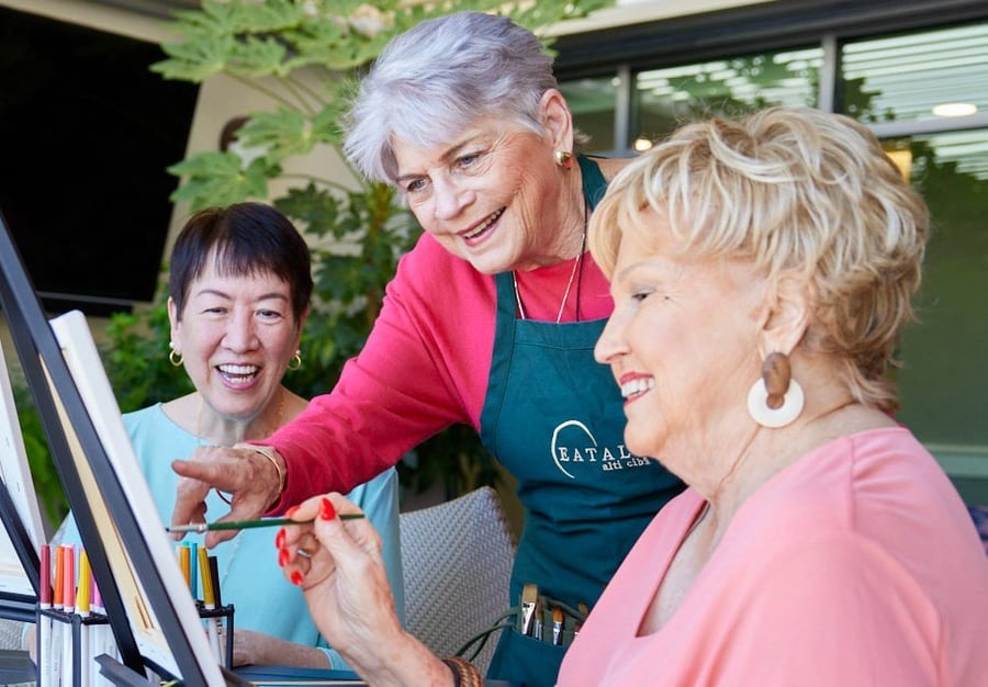 Sequoia Living_Residents_ Art